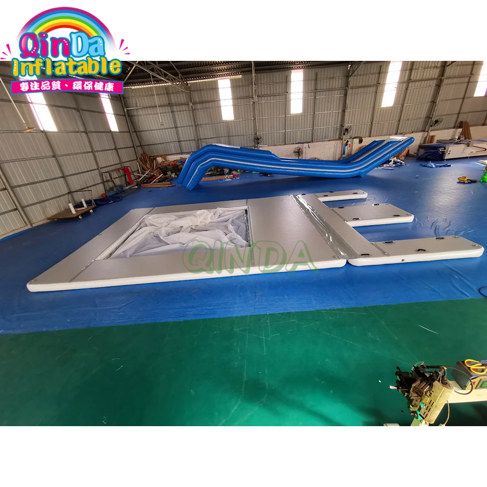 Гигантский Медузы защиты плавающий коврик надувной морской бассейн с сеткой для