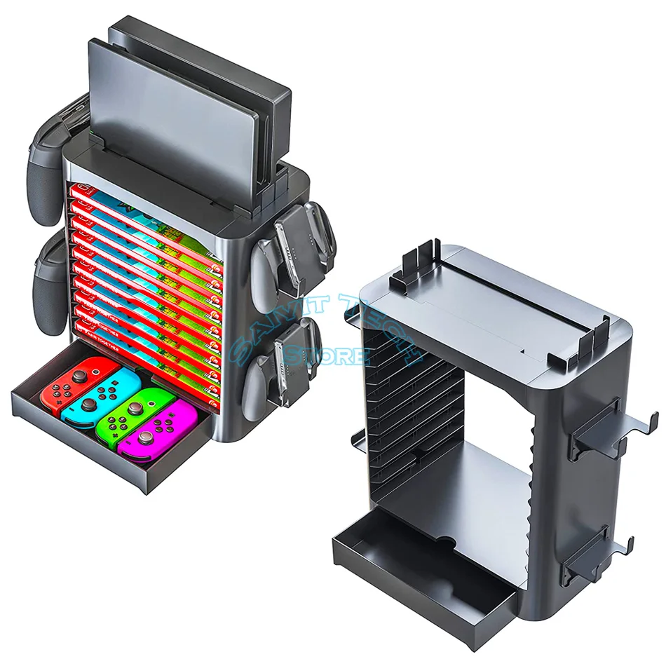 Многофункциональный кронштейн для хранения Nintendo Switch держатель игрового диска и