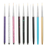 3pcs nail art liner painting pen draw flowers depict suit thin lines nail painting decoration tools