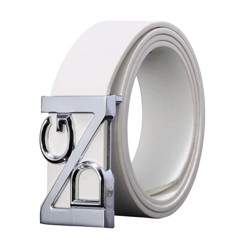 Мужской ремень регулируемый модный крутой Повседневный кожаный тонкий пояс