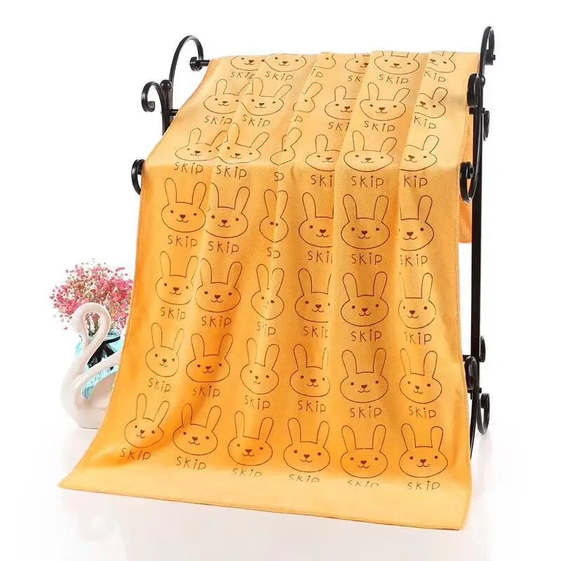 Полотенце из микрофибры с принтом 70*140 см быстросохнущее Впитывающее пляжное