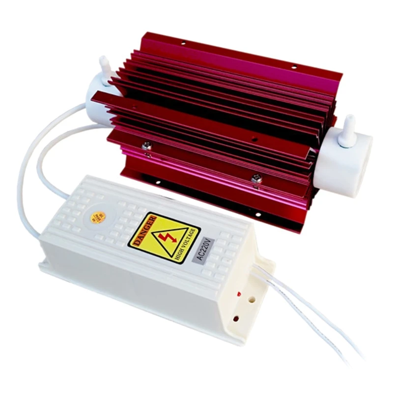 

10g/h 10 Ggrams Quartz Tube Type Ozone Generator Water Purifier Air Cleaner Sterilizer Accessories AC 220V