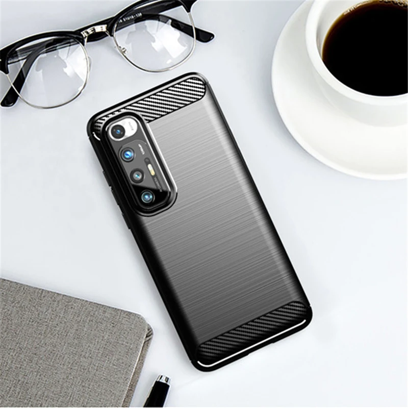 

Чехол-бампер для Xiaomi Mi 10S, резиновый силиконовый чехол из углеродного волокна для Xiaomi Mi 10S, Mi10S, задний Чехол для Xiaomi Mi 10S, чехол 6,67 дюйма