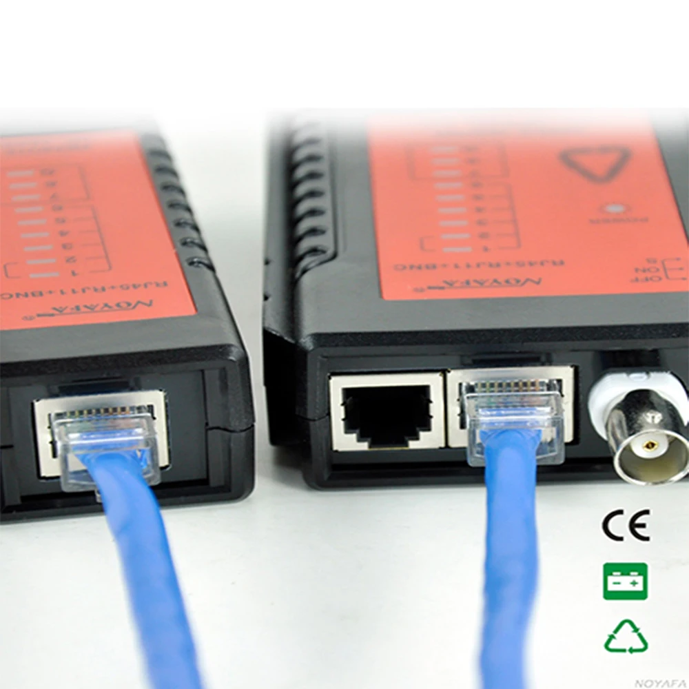Тестер сетевого кабеля NOYAFA RJ11 RJ12 RJ45 Cat5 BNC|network cable tester|cable testerlan network tester |