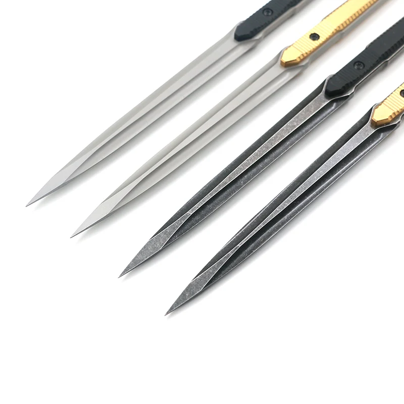 SF Новый 4 цвета зернистый чайный нож с ЧПУ Crowbar 440c vicisspmstone моющее лезвие уличный