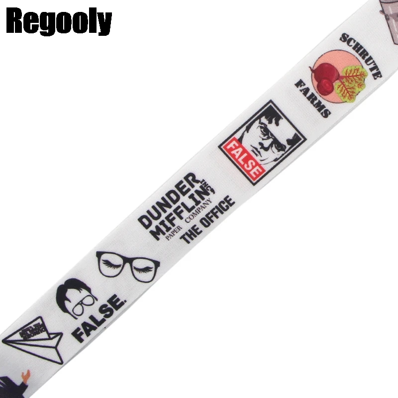 the office tv show lanyard for keys phone cool neck strap lanyard for camera whistle id badge cute webbings ribbons gifts kids free global shipping