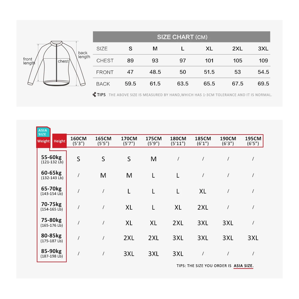 

Men Cycling Jersey Long Sleeves Fit Comfortable Sun-protective Road Bike Tops MTB Jersey Jerseys Asian Size Santic WM8C01100