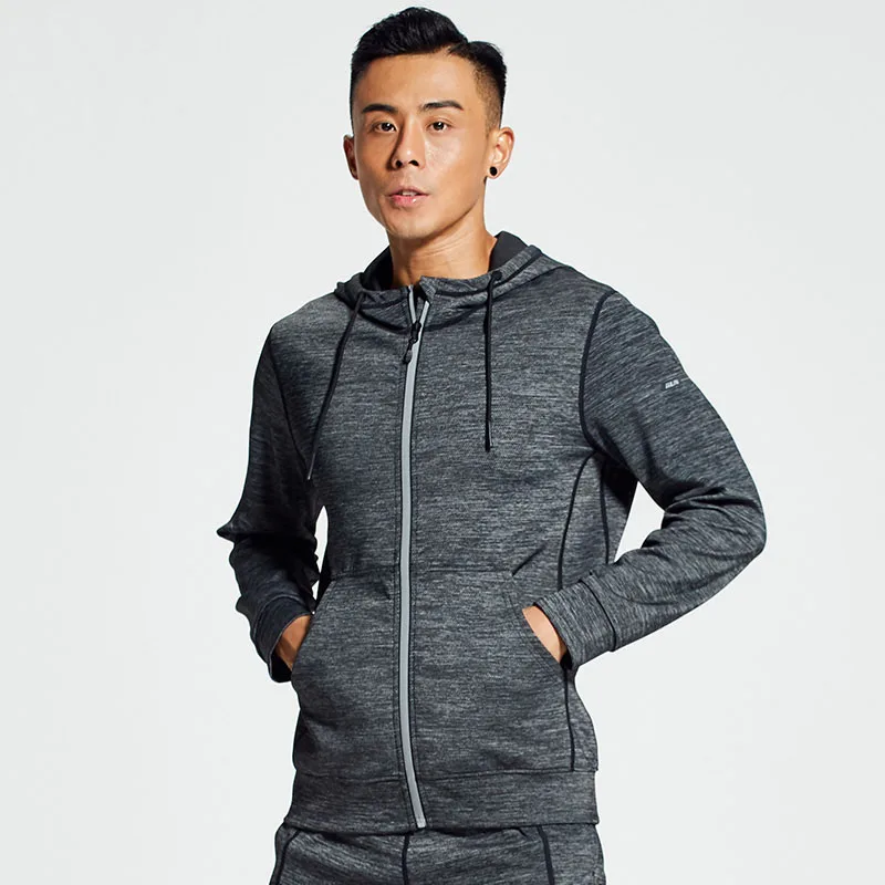 Мужской спортивный костюм для фитнеса с длинным рукавом весна осень зима бега