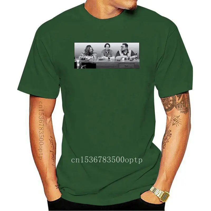 

New THE DUDE AT THE BAR BIG LEBOWSKI CULT FIM MOVIE 100% cotton Mens T-shirt Tee Cool Casual pride t shirt men Unisex Fashion