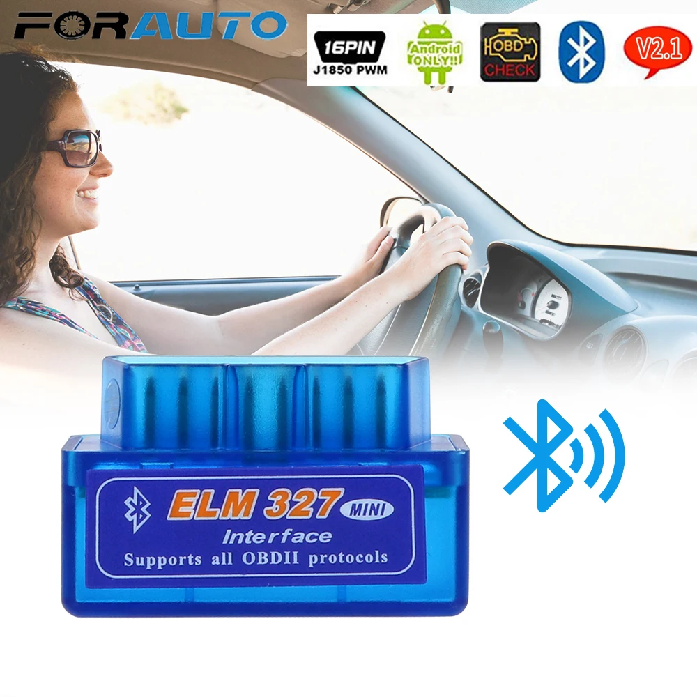 ELM327 Bluetooth V2.1/V1.5 OBD2 считыватели кодов для Android/Symbian инструменты сканирования сканер автомобиля диагностический инструмент для OBDII протокол