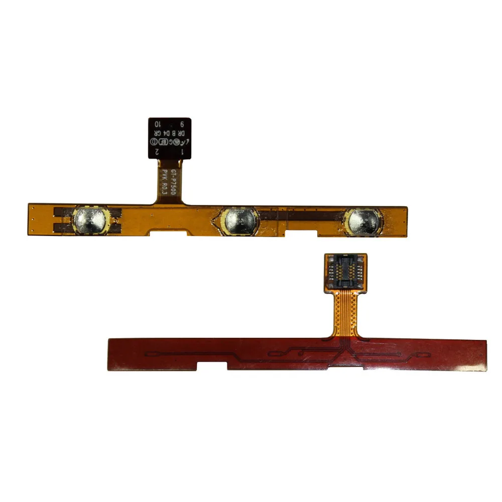 3 шт./лот Кнопка питания и громкости клавиша Боковая гибкий кабель для Samsung Galaxy Tab 10