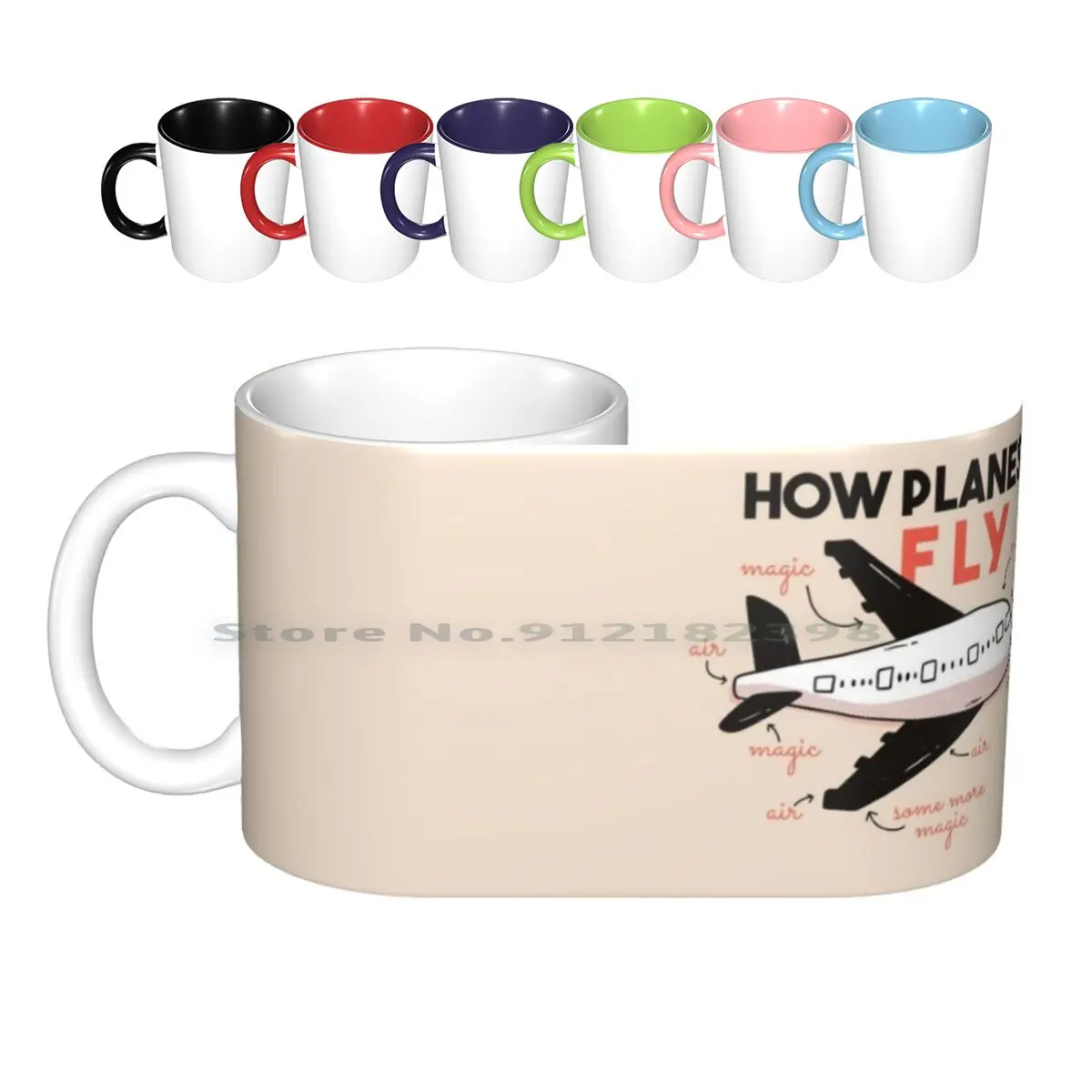 

How Planes Fly Ceramic Mugs Coffee Cups Milk Tea Mug Airplane Pilot Pilot Flying Quotes Aviation Enthusiast Aviation Airplane