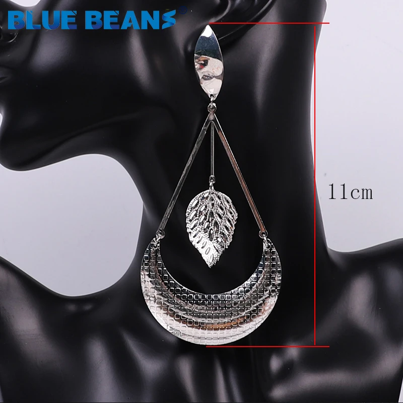 2019 модные золотые серьги для женщин длинные висячие металлические ювелирные