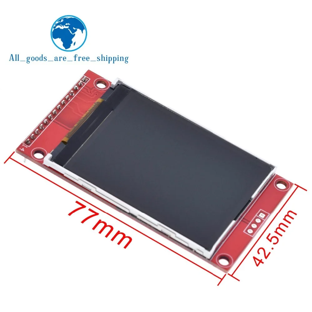 2," 2,4 дюйма 240x320 SPI TFT lcd модуль последовательного порта 5 В/3,3 В PCB адаптер Micro SD карта ILI9341 ЖК-дисплей белый светодиодный для arduino