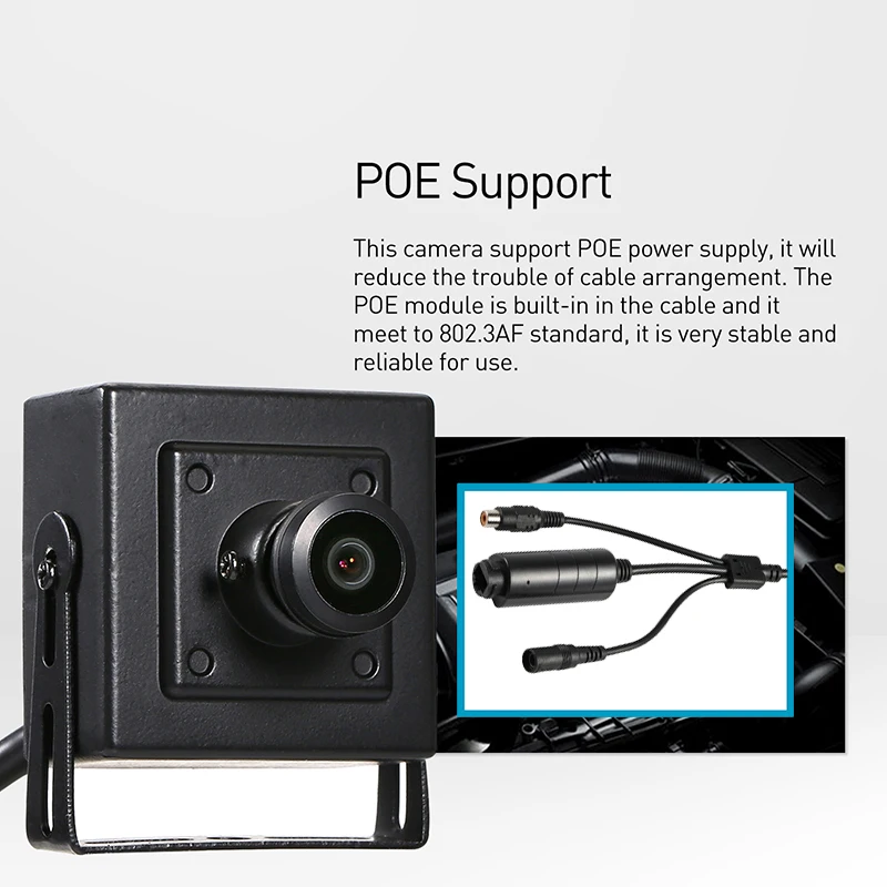 IP камера POE H.265 3 Мп 1296P/1080P металлическая для системы видеонаблюдения|Камеры