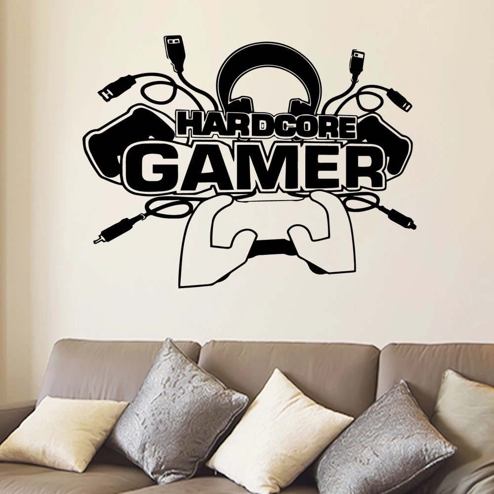 Персонализированная игровая Настенная Наклейка s настенная наклейка виниловые