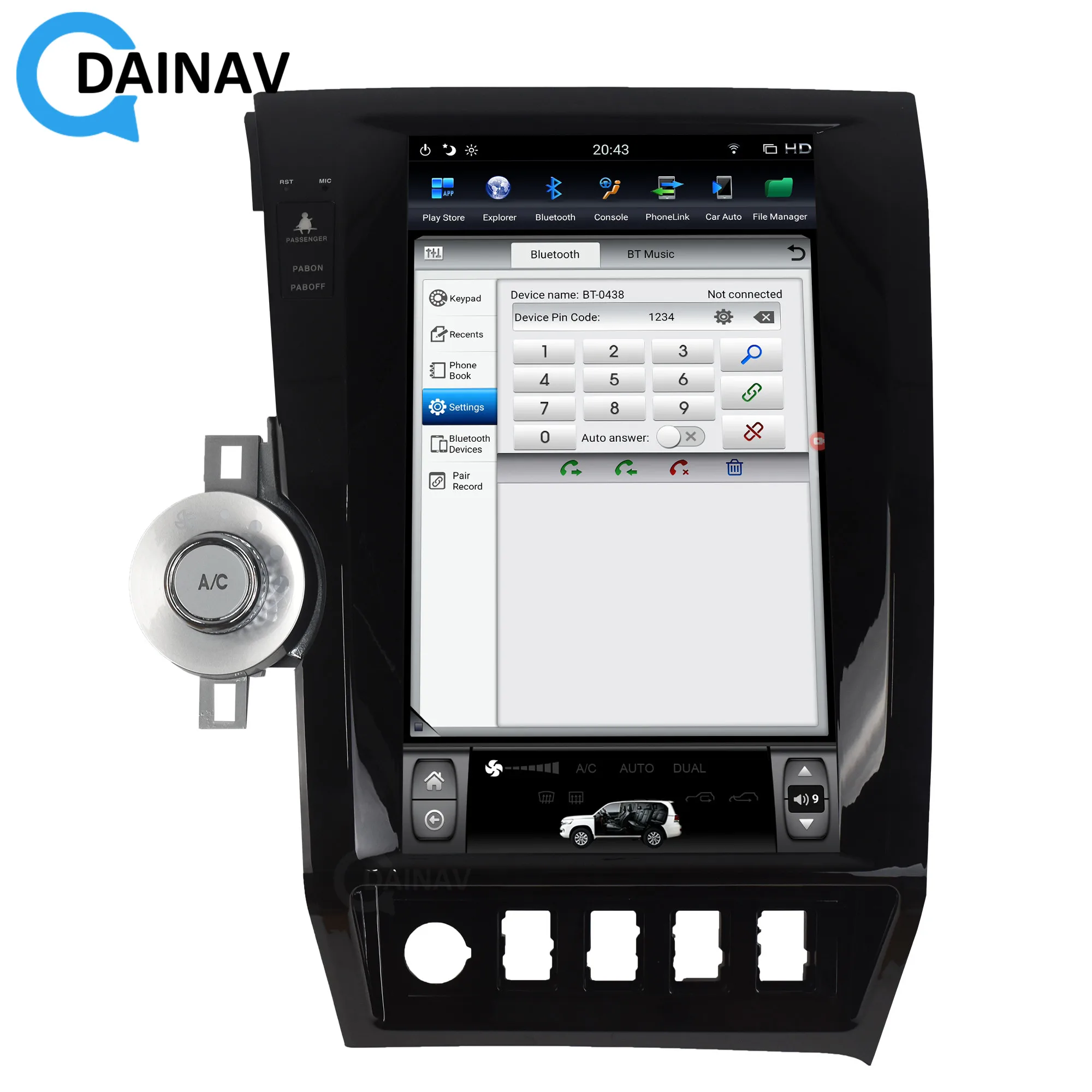 Автомобильный радиоприемник экран 13 6 дюйма 2DIN android мультимедийный плеер для TOYOTA