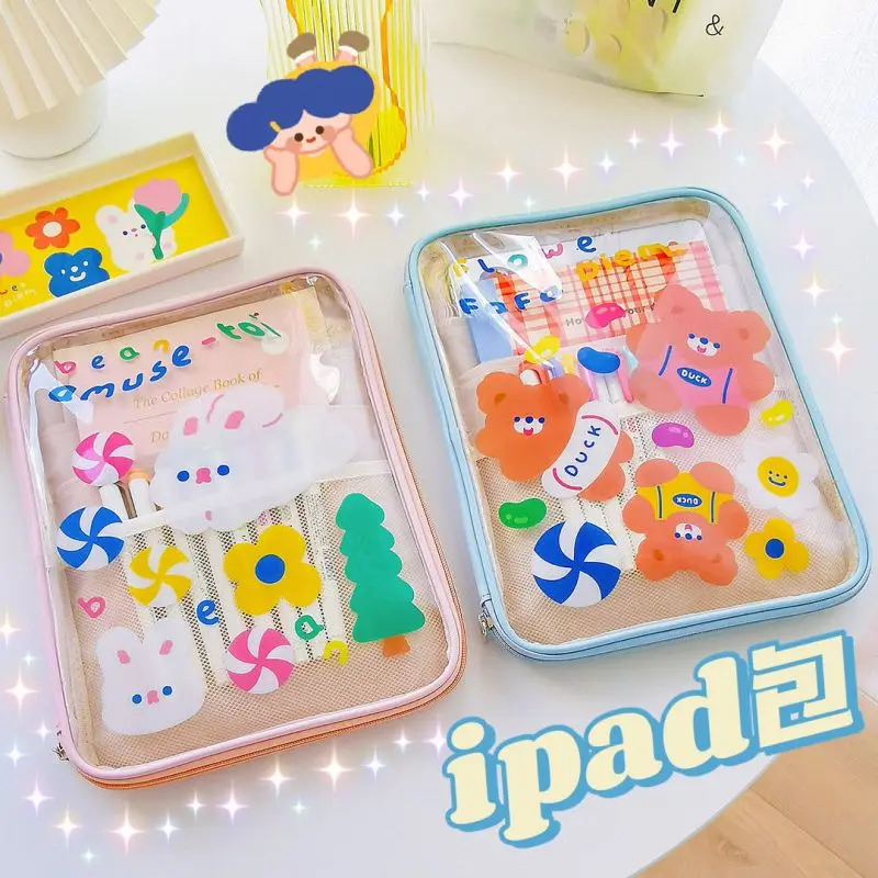 

tablet bag 11 inch waterproof cute sleeve case for ipad pro11 air3 10.5 10.8 air4 10.9 10.2 air1/2 9.7 ipad2/3/4 6th 7th 8th Gen