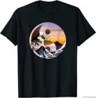 Футболка Kanagawa с изображением Великой волны, футболка унисекс с японским искусством Ying Yang Mt Fuji