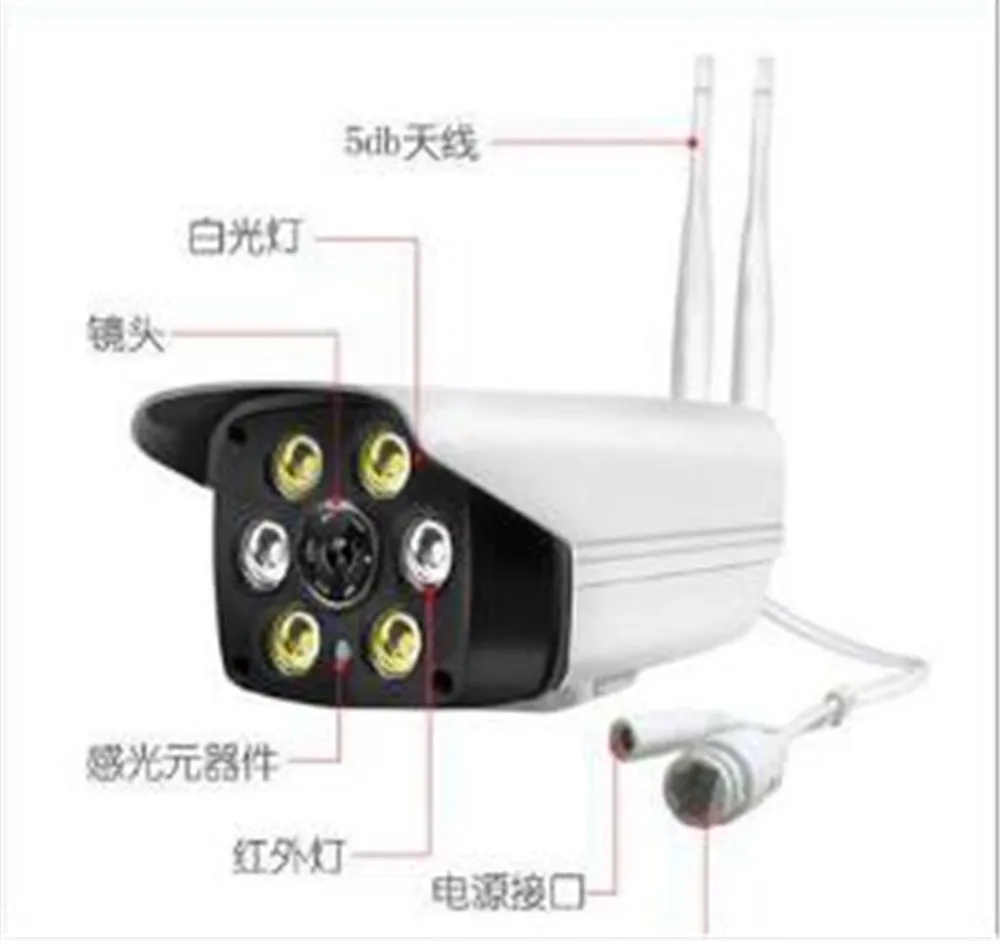 2 МП 1080P наружная Водонепроницаемая дневная Ночная цветная IP цилиндрическая