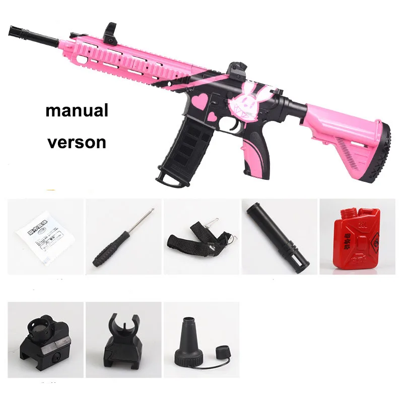 Zhenduo M416 игрушка гелевый шар бластерный игрушечный пистолет страйкбол воздушные Пистолеты для детей на открытом воздухе хобби Рождественский подарок