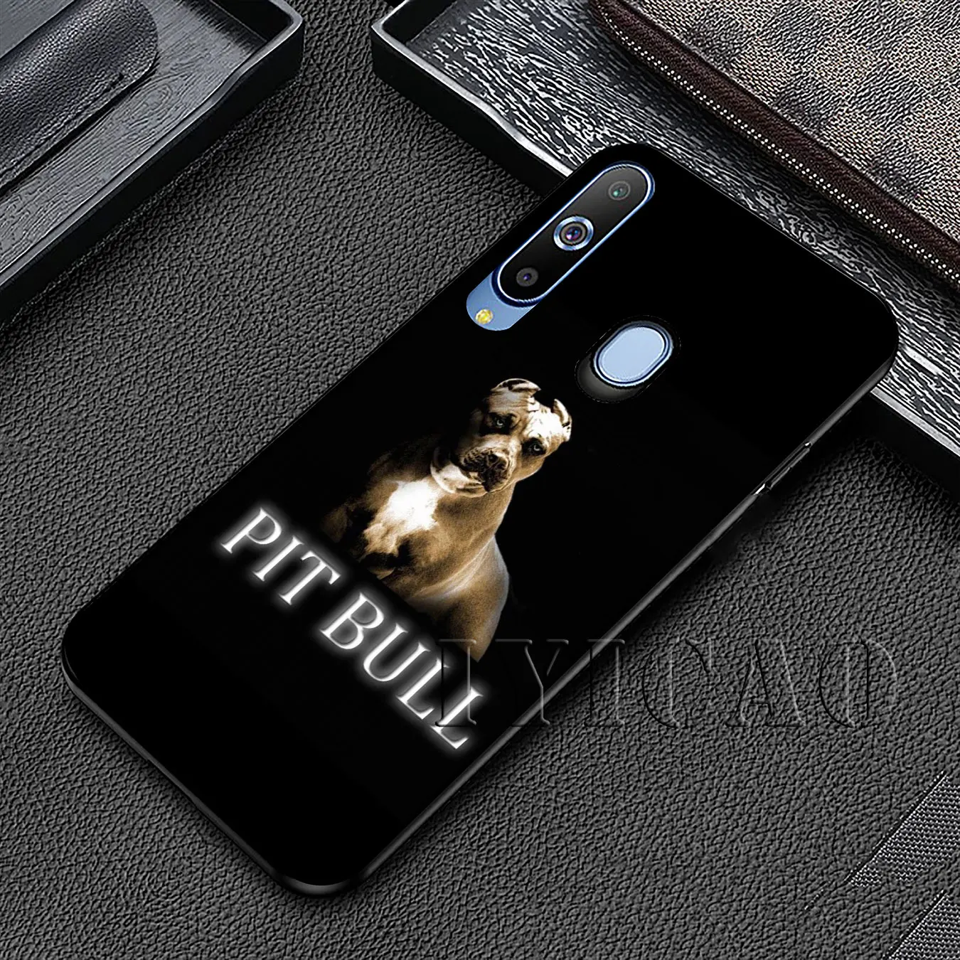 IYICAO Pit Bull прекрасная комнатная собачка Pitbull черный мягкий силиконовый чехол для