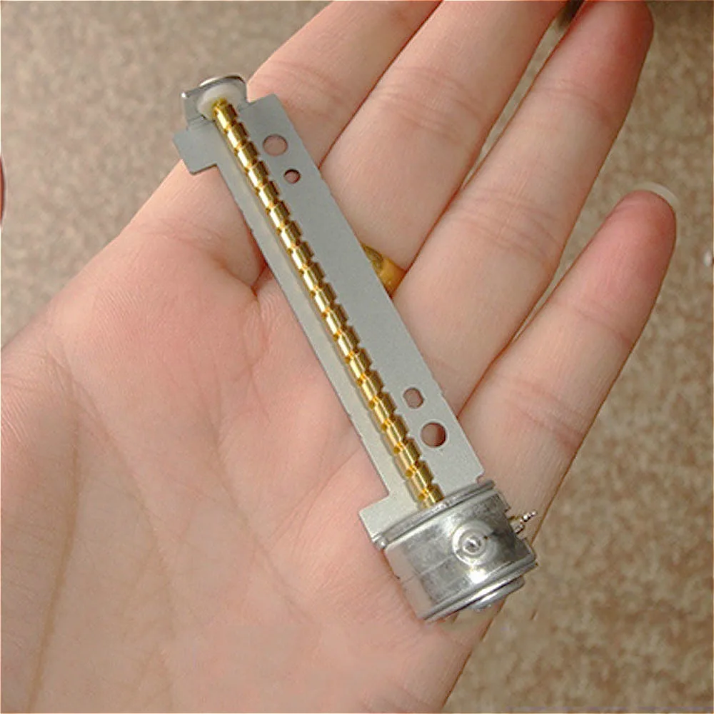 Шаговый двигатель MOATECH Micro Mini 15 мм 2-фазный 4-проводной шаговый медный винт длина 58