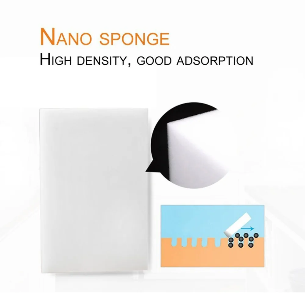 House Clean 5 pcs Magic Sponge Eraser Multifunction Cleaner Kitchen Dish Cleaning Dirty Tool For Office Wall Car |