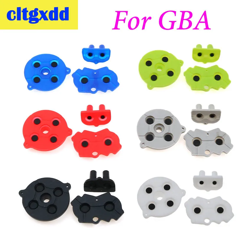 Cltgxdd красочные резиновый проводящий A B D pad для GameBoy Advance GBA Silicone Start Select Keyboard