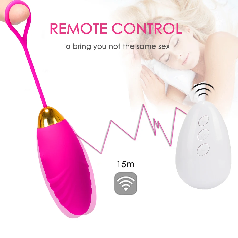 Wireless Remote Control Bullet Vibrators for Women 10 Speed USB Vibrating Jump Eggs Kegel Vaginal Ball Adult Sex Toys | Красота и