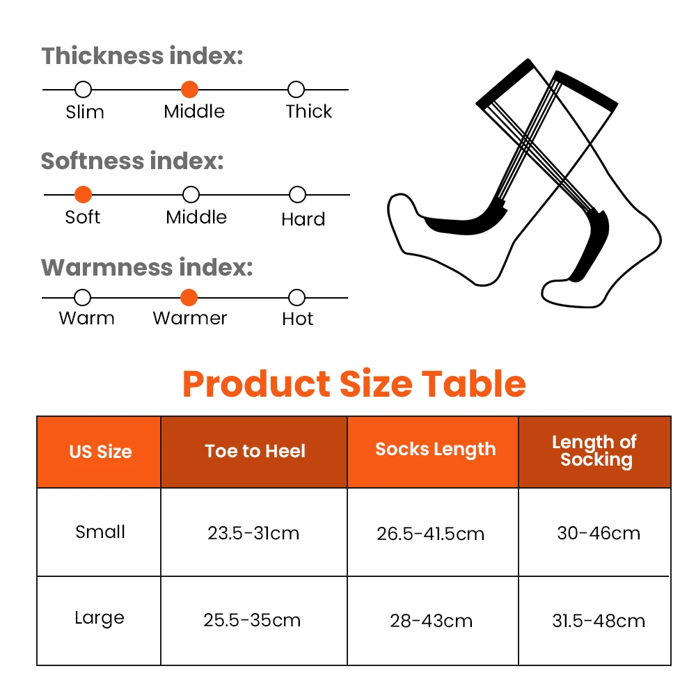 Мужские и женские носки с электроподогревом дистанционным управлением |