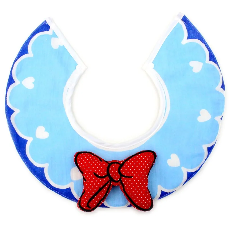 Baby Girl Lace Bibs Mickey Bow Waterproof for Toddler Infant Newborn Burp Cloths Boy Girls Stuff 360 Degree | Детская одежда и