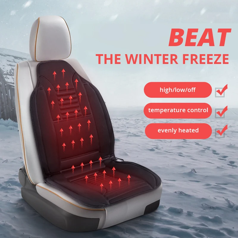 Универсальная подушка с подогревом для автомобильного сиденья 12 В умная