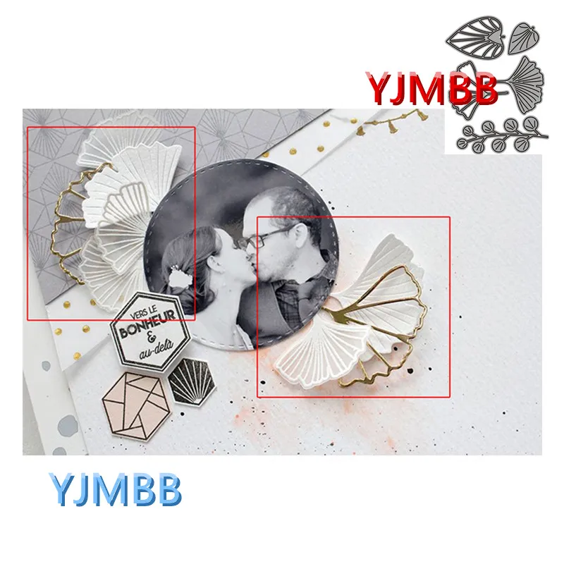 

YJMBB New Stamens Of Various Leaves And Flowes Metal Cutting Dies Scrapbook Album Paper DIY Card Craft Embossing Die Cutting