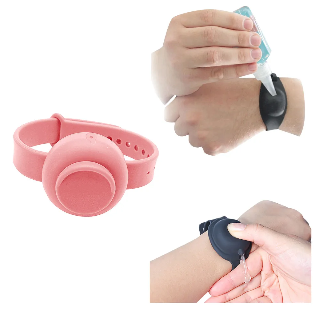 

Hot Selling 6pc Adult Kid Liquid Wristband Hand Dispenser Handwash Gel With Whole Sanitizing Selling In Stock Spot Fast Deliver