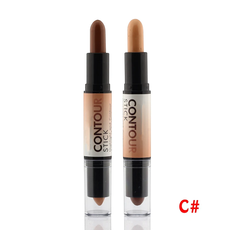 2 в 1 Двусторонняя контурная палочка кремовый бронзатор и хайлайтер 3d лицо