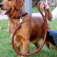 dog collar leash set harness pet collar leather large dog puppy accessories pets supplies german shepherd golden retriever