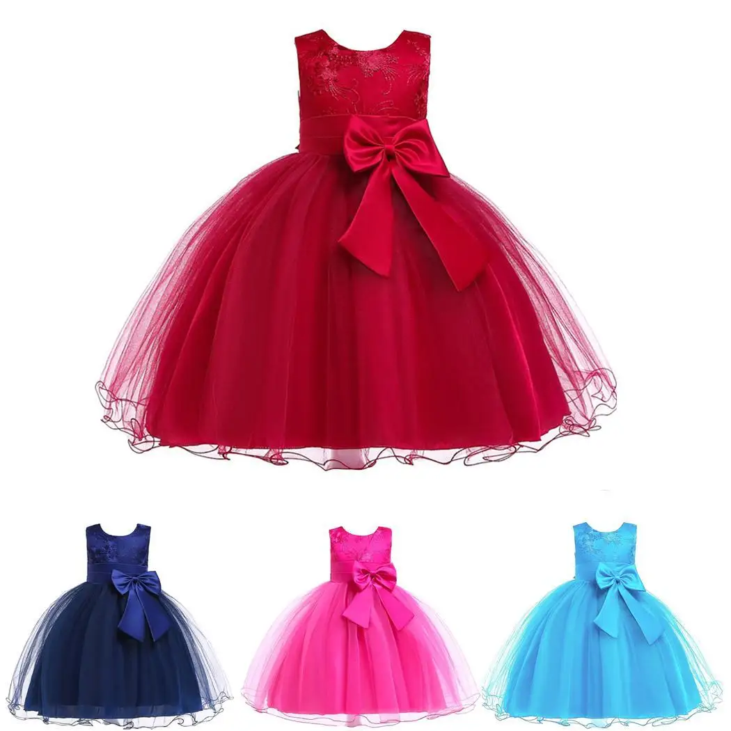 Новинка детское бальное платье для девочек повседневное милое нарядное с