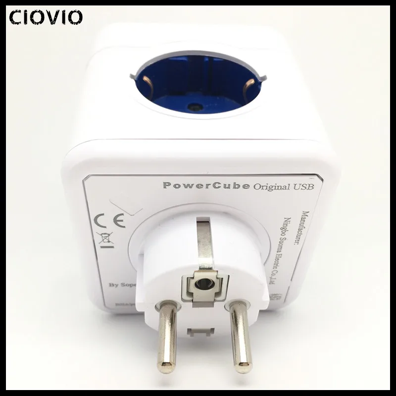 Интеллектное устройство передачи энергии Cube розетка стандарта евроcоюза 4 выхода