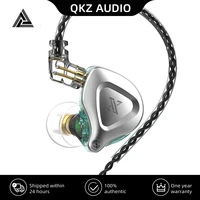qkz zx2 1dd zsn pro x metal earphones dynamic hifi in ear headset dj monitor headphone earbud sport noise cancelling