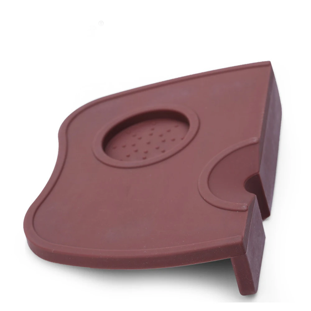 Высококачественный коврик для кофе эспрессо силиконовый угловой (без ТАМПЕРА