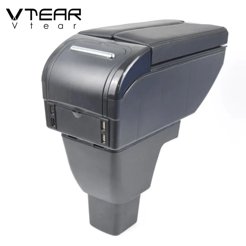 Vtear для Suzuki Karimun автомобильный подлокотник кожаный Стайлинг ящик хранения