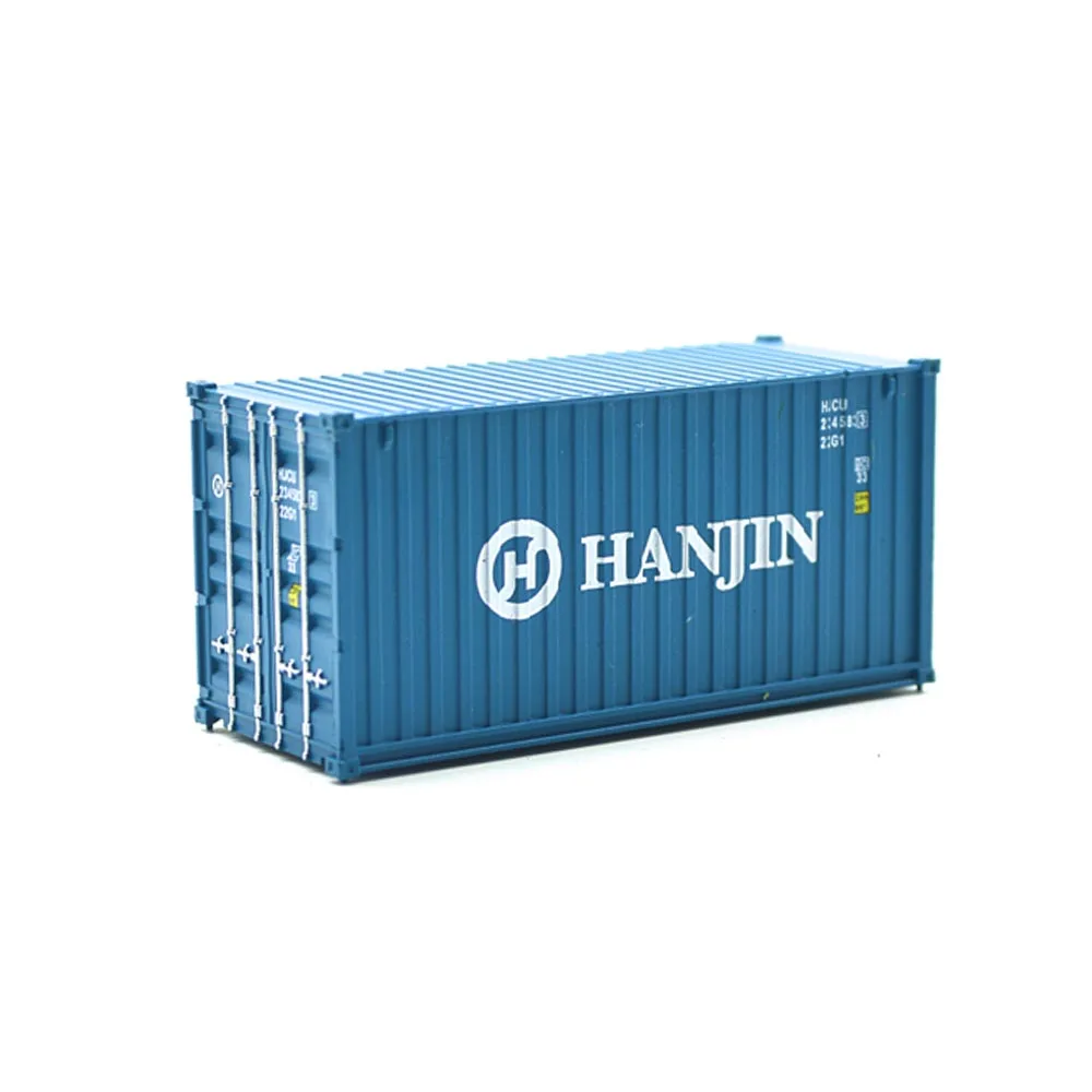 HANJIN 1 шт. HO 1: 87 масштаб 20 футов пластиковый ящик для хранения Контейнер модель аксессуары для поезда для модели масштаб поезда - Цвет: HANJIN