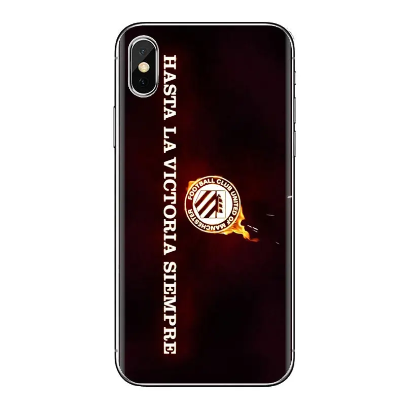 FC united of manchester Logo For Xiaomi Redmi 4 3 3S Pro Mi3 Mi4 Mi4i Mi4C Mi5 Mi5S Mi Max Note 2 Silicone Phone Shell Cover |