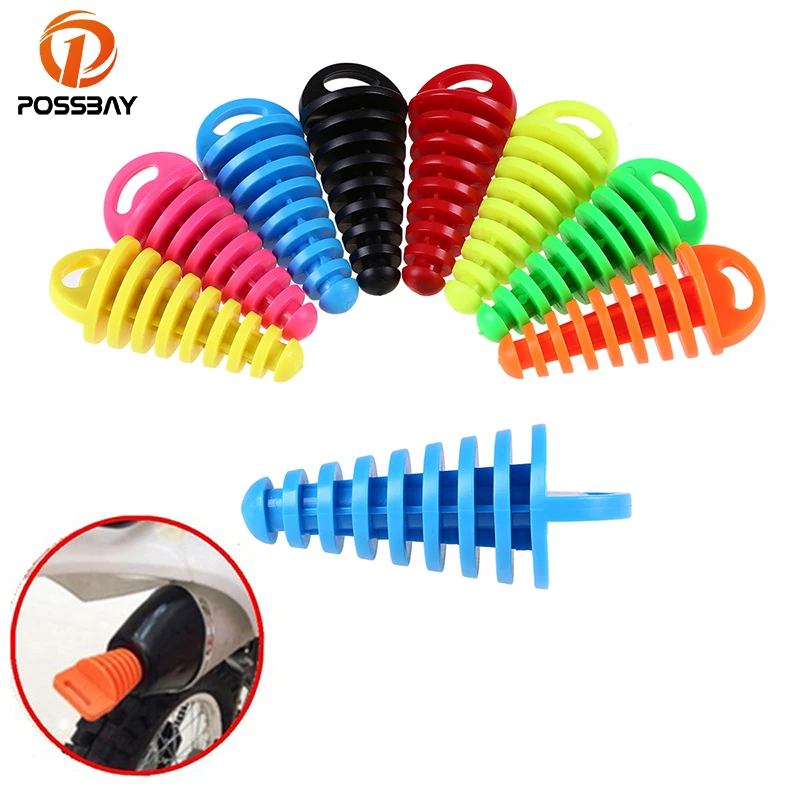 4-тактный глушитель POSSBAY 15-38 мм для мотокросса выхлопной труб пробка мойки скутера