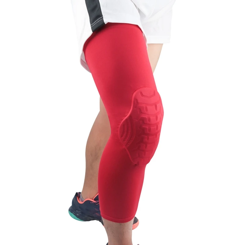 1 шт. длинные наколенники рукав анти удар дышащий тепловой поддержки ног защита