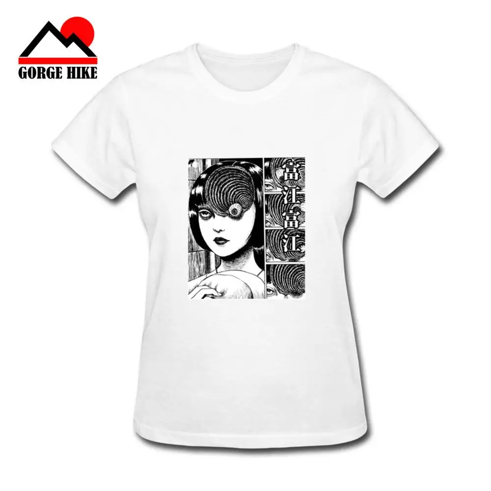 Футболка Junji Ito Tomie 3D для девушек с японским Аниме Манга Япония оску искусственный
