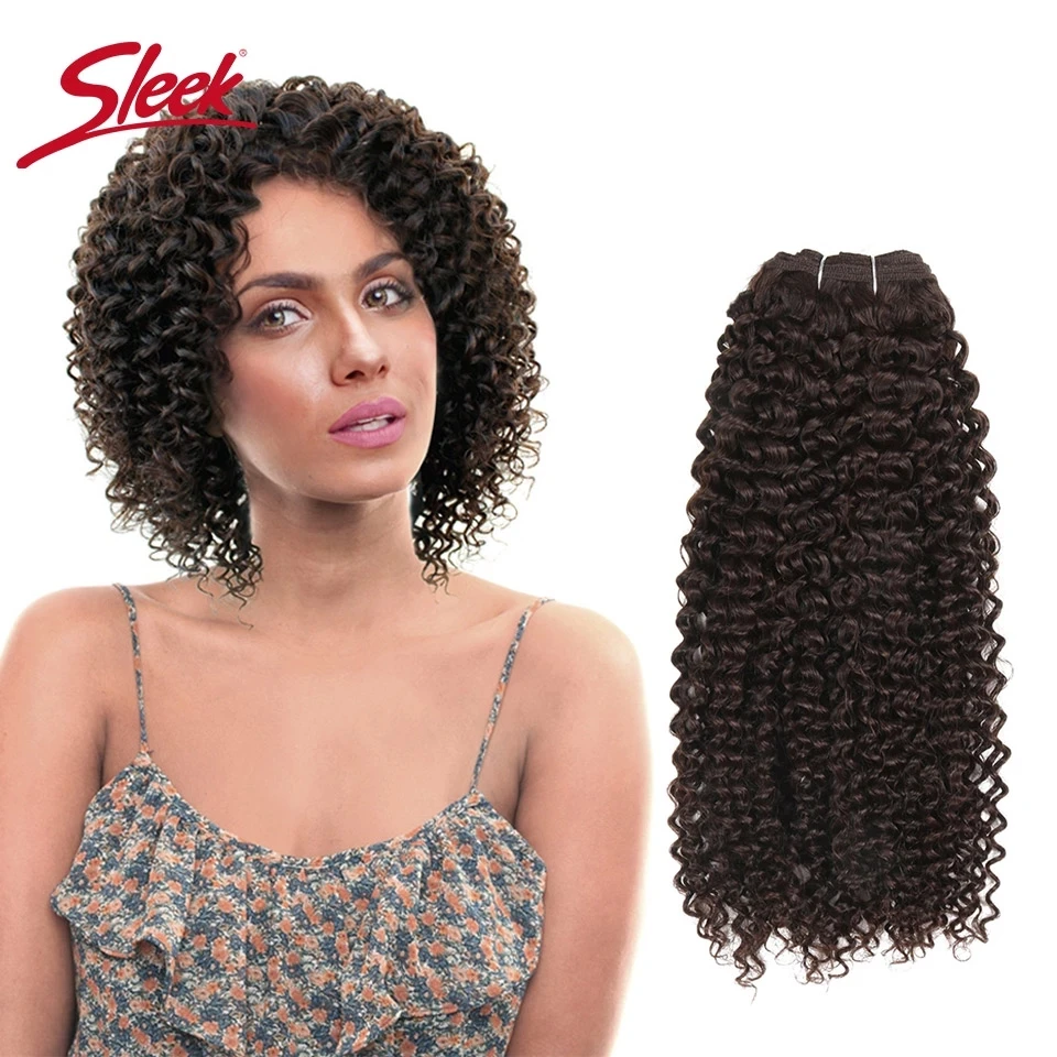 Sleek двойные вытянутые волнистые пряди для наращивания волос коричневый Цвет 2 и 4