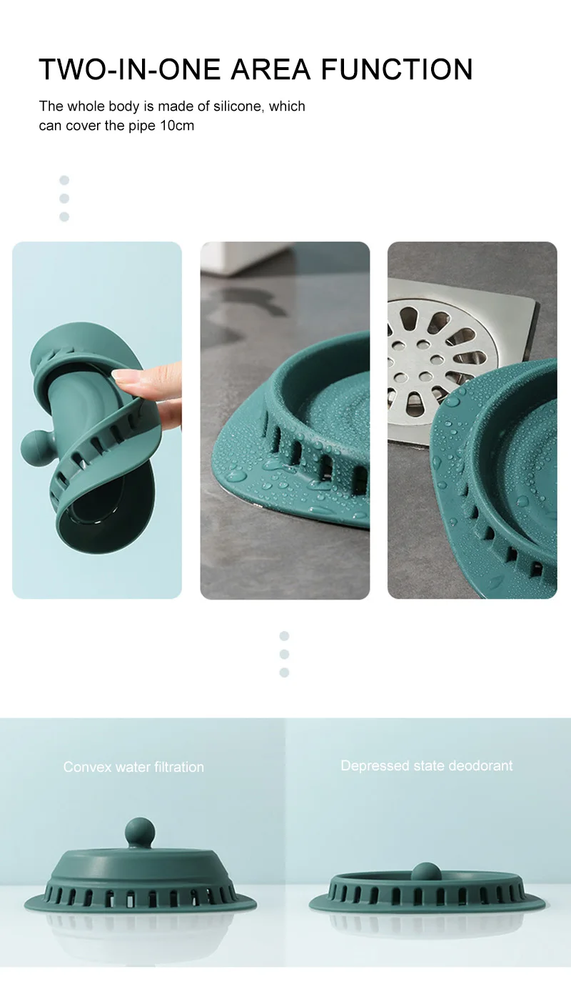 

Floor drain deodorant sewer deodorant cover silicone sealing plug toilet toilet anti-odor and insect-proof floor drain cover