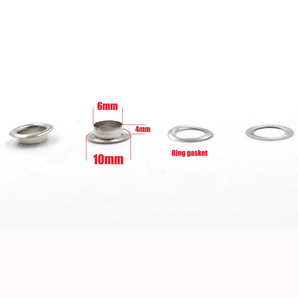 200 наборов внутренний диаметр 6 мм металлические люверсы атмосферные отверстия